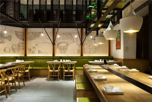 貼麵板餐館裝修 貼麵板餐館裝修