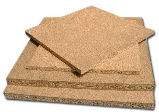 雙飾麵板基材：刨花板